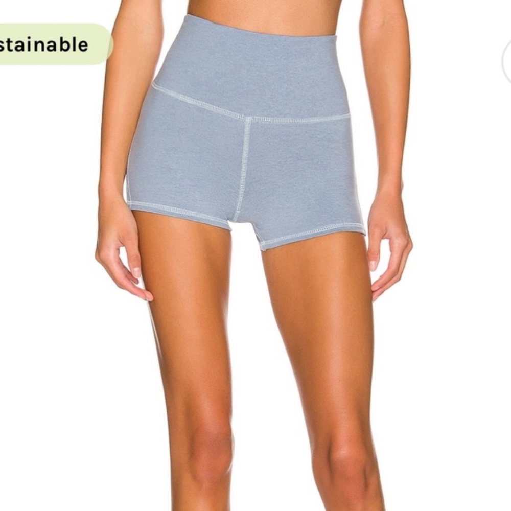 Well Being Being Well Women's Blue High-Waisted Shorts